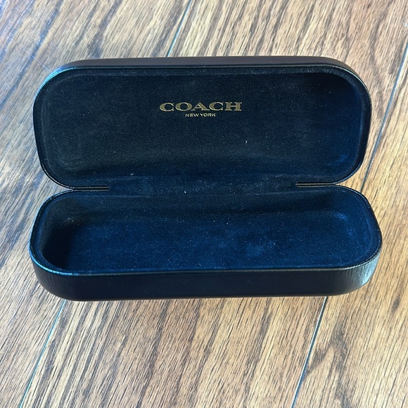 Coach glasses sunglasses case leather designer luxury preppy New York - Picture 3 of 6